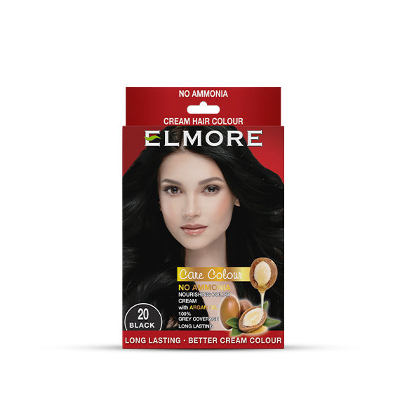 Elmore Cream Hair Color 20 Black