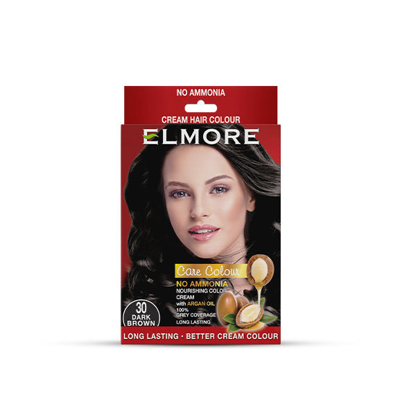 Elmore Cream Hair Color 30 Dark Brown