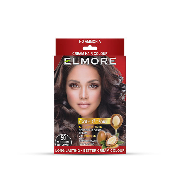 Elmore Cream Hair Color 50 Medium Brown